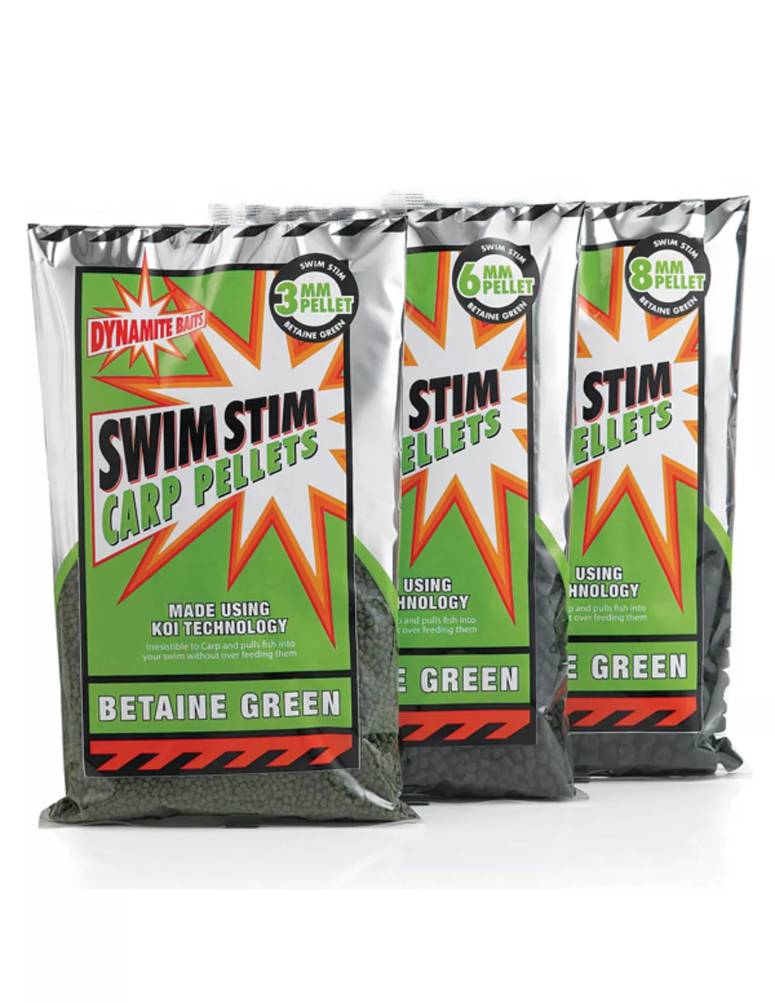 DYNAMITE BAITS SWIM STIM GREEN PELLETS (900 GRAM) 3 DYNAMITE BAITS SWIM STIM GREEN PELLETS (900 GRAM)